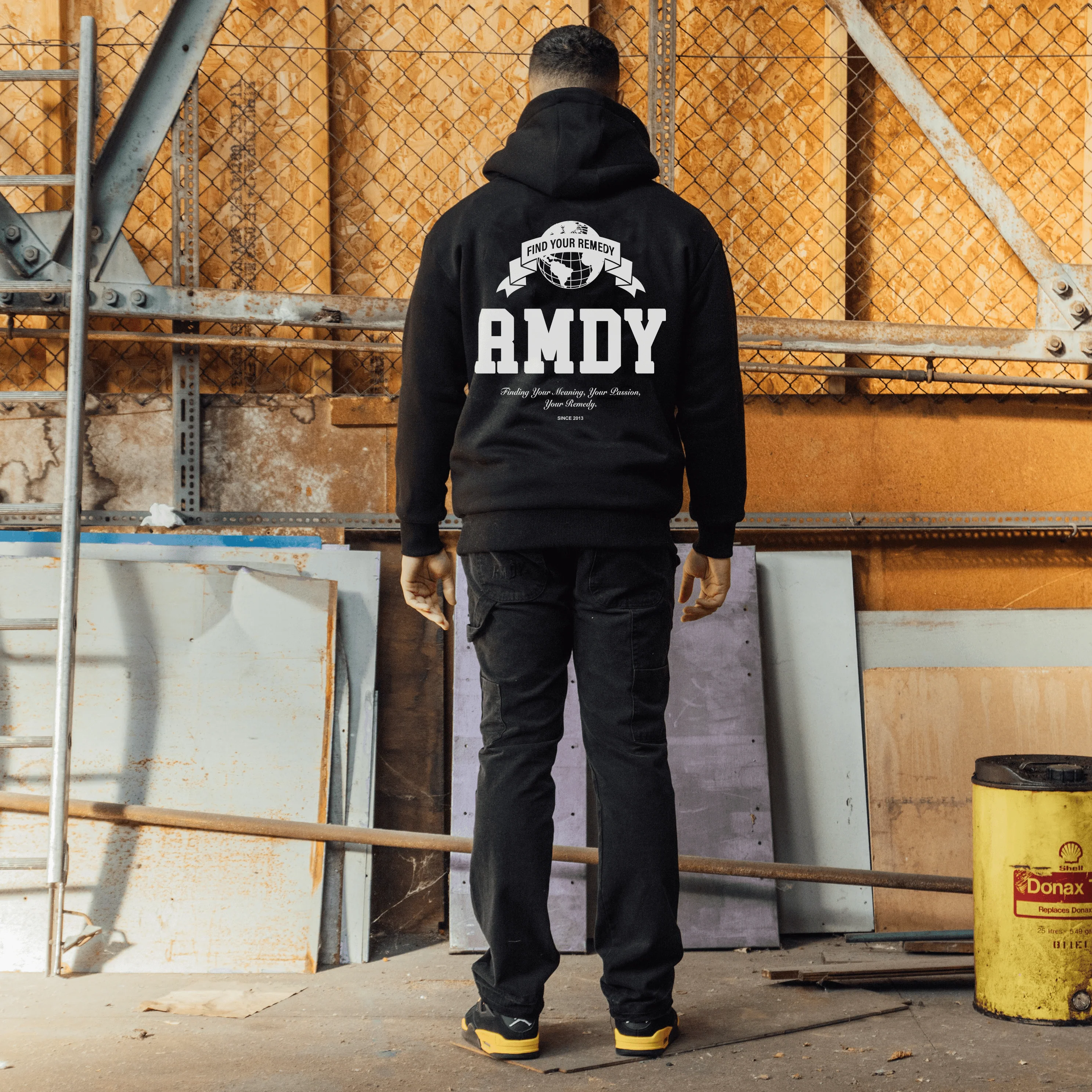 Gone Global Black Hoodie