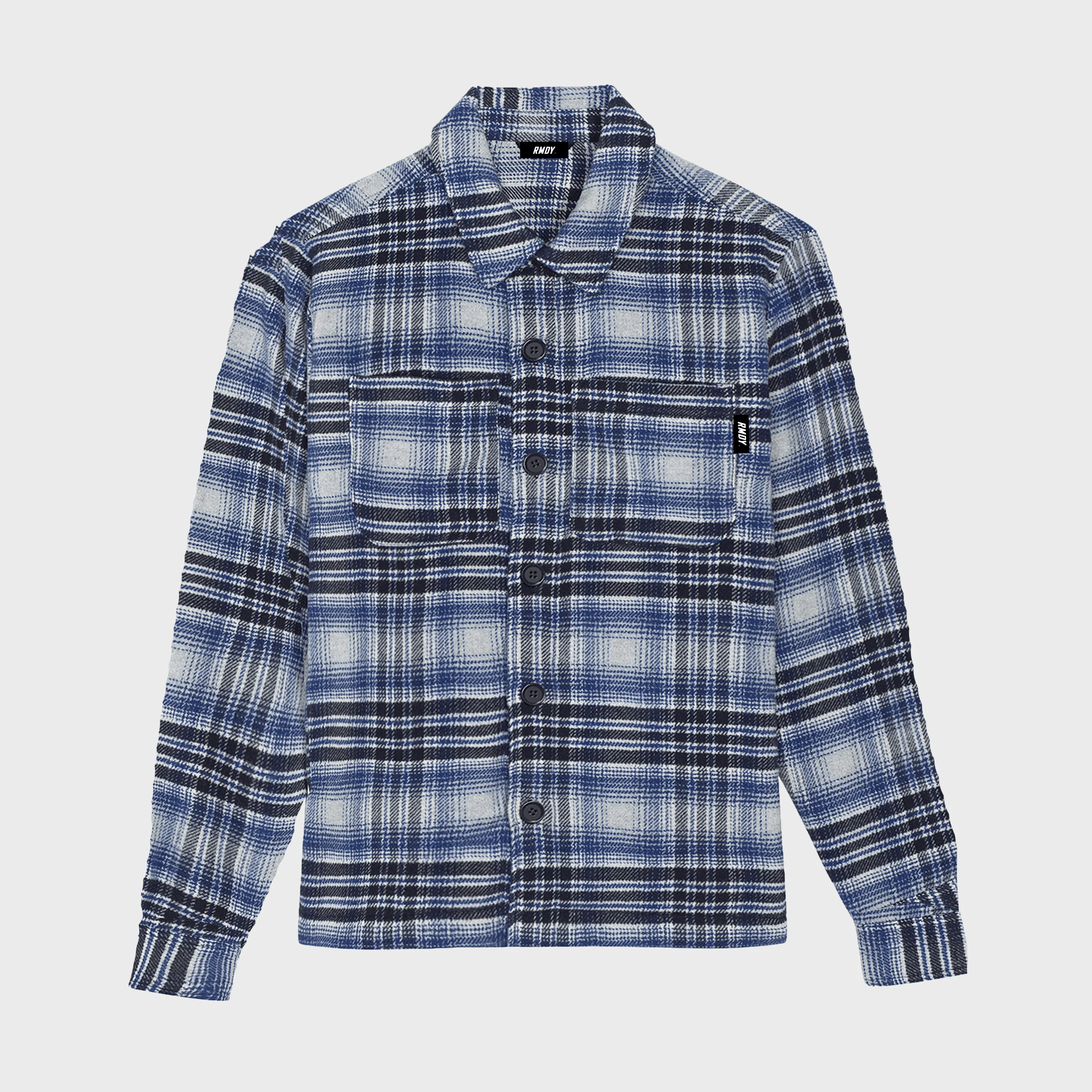 Blue Cotton Shirt Flannel